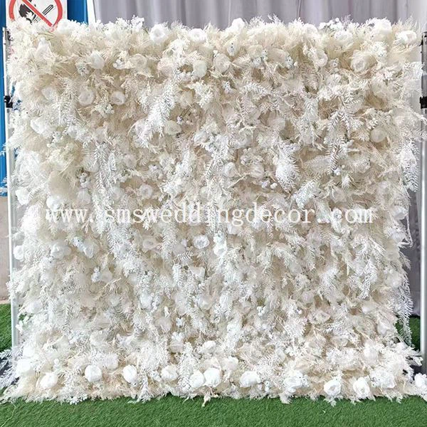 fake flower wall