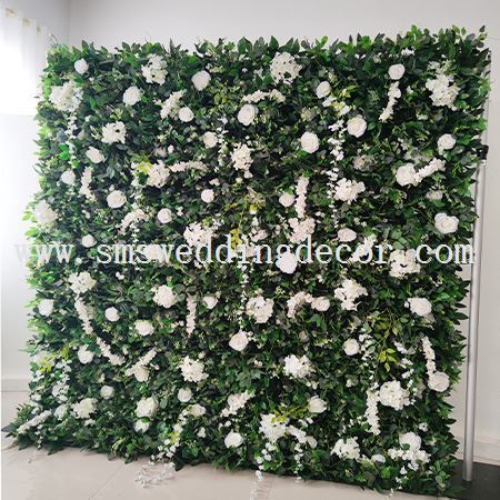 artificial flower curtain backdrop