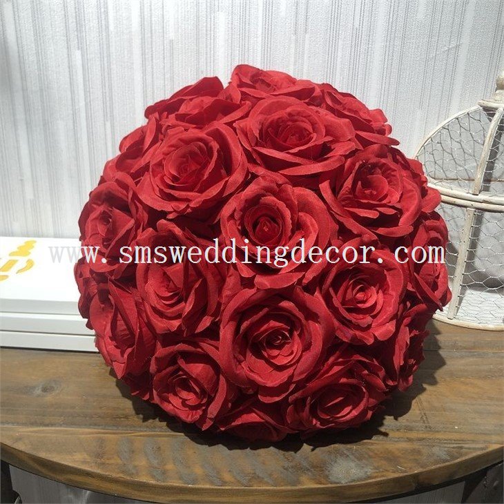 silk flower ball centerpieces(001)