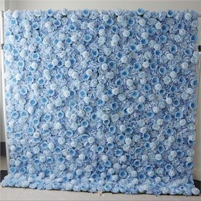 Blå blomsterbakgrunn