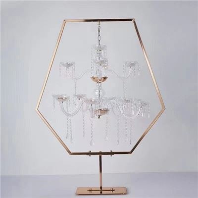 Lysekrone midtpunkt for bryllup