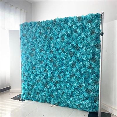 Tiffany blå blomstervegg