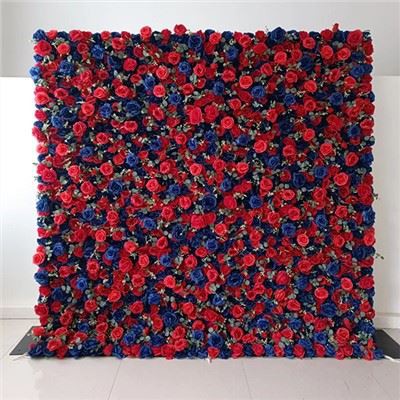 Bryllupsfoto Blomstervegg