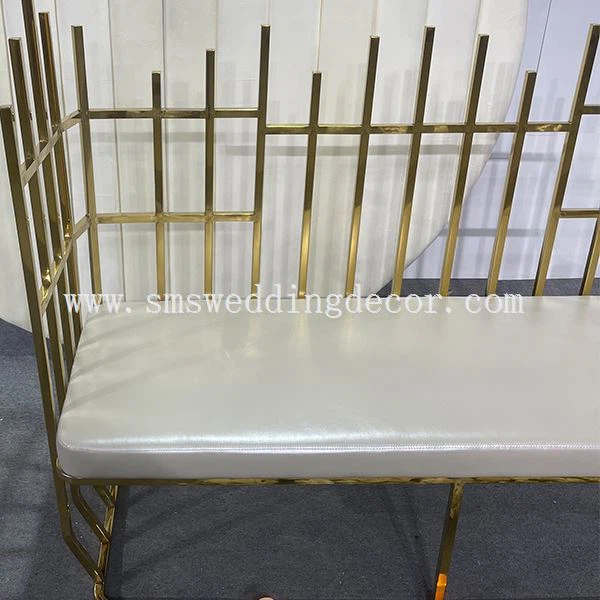 wedding couch for bride and groom