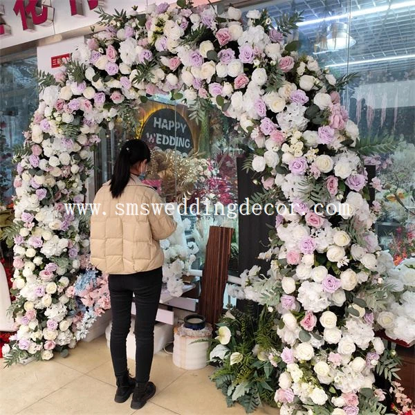 floral door arch