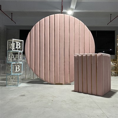 Rosa fløyelsveggbakgrunn