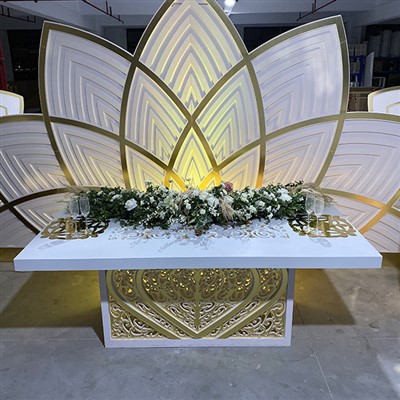 Bakteppe for bryllupsmottakelse