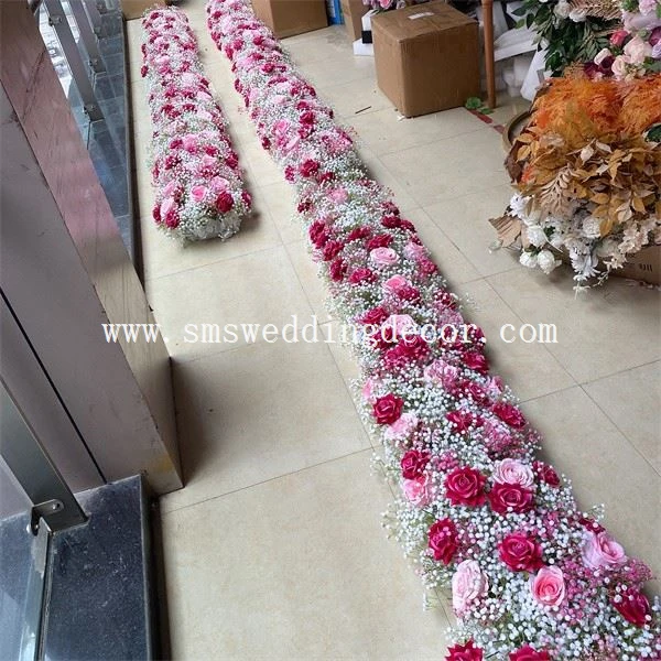 flower wedding aisle runner